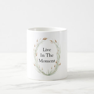 Rohrkolben Leben im Moment Kaffeetasse