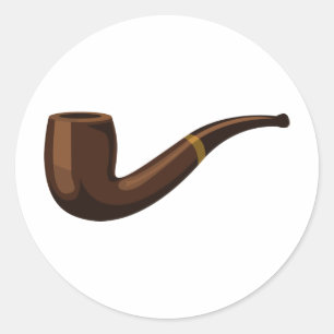 Rohrleitung Runder Aufkleber