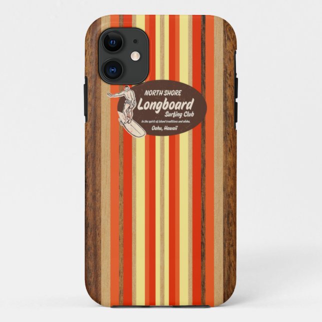 Rohrleitungs-Surfbrett hawaiisches iPhone 5 Hüllen (Rückseite)