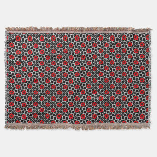 Rohroter Mohn auf Goth-Blumen Decke