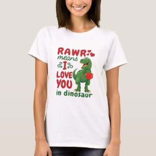 Rohstoff bedeutet, dass ich Sie in Dinosaurier Lie T-Shirt