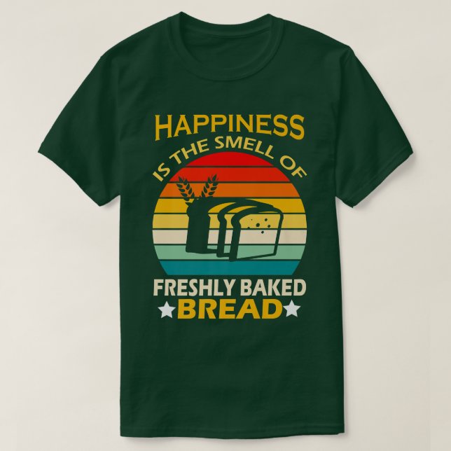 Rohteig, Brotbackduft frisch gebackener Br T-Shirt (Design vorne)