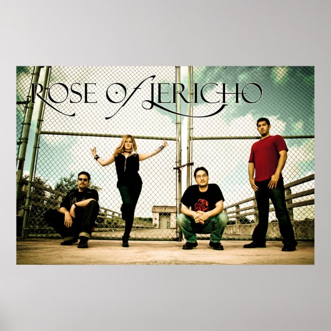 ROJ Band Chain Link Fence Poster (Vorne)