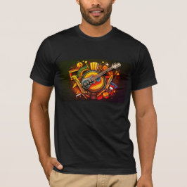 RokcloneDesigns 2024 Art Intelligence Jazz Serie T-Shirt