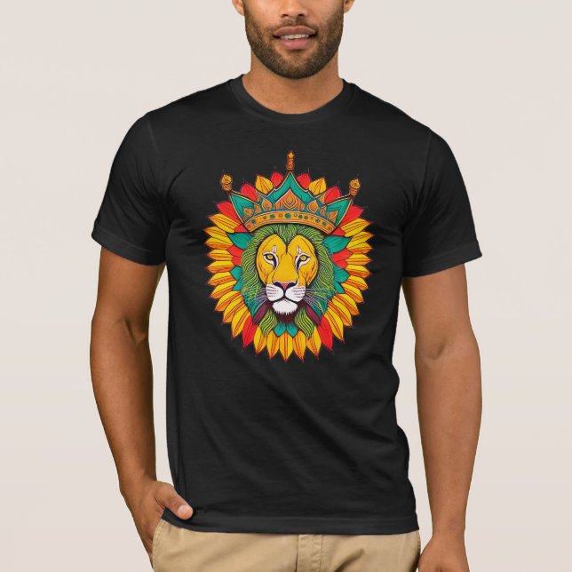 RokCloneDesigns 2024 Men's Lion T - Shirt (Vorderseite)