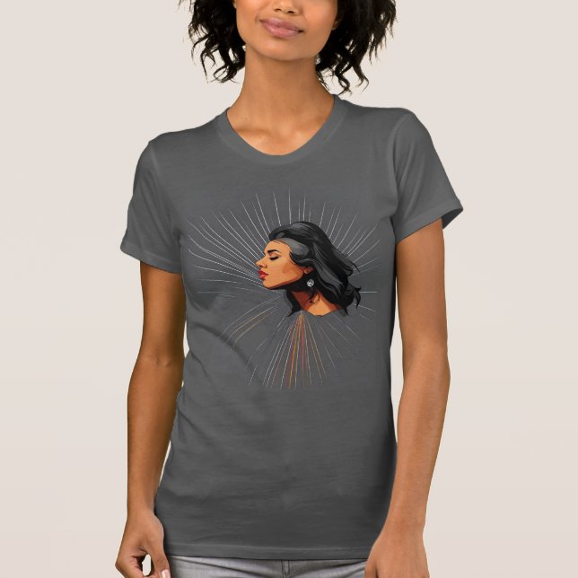 Rokclonedesigns T - Shirt _2025 Art Intelligence T (Vorderseite)