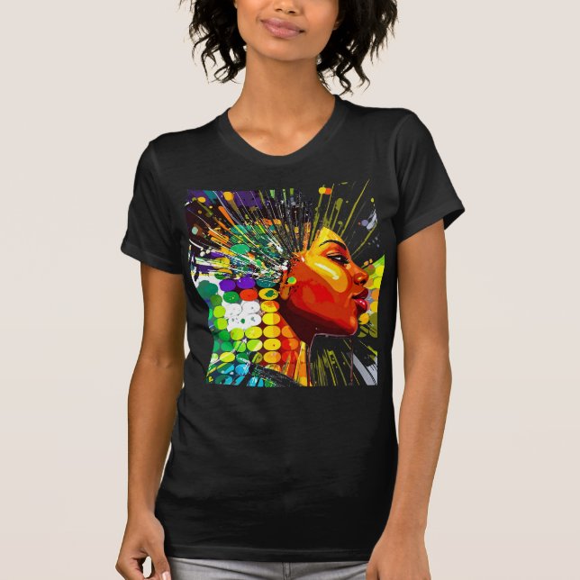 Rokclonedesigns T - Shirt _2025 Art Intelligence T (Vorderseite)