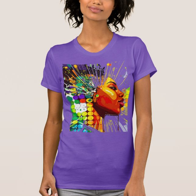 Rokclonedesigns T - Shirt _2025 Art Intelligence T (Vorderseite)
