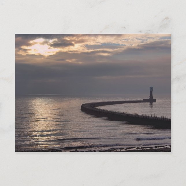 Roker Pier Sunderland Postkarte (Vorderseite)