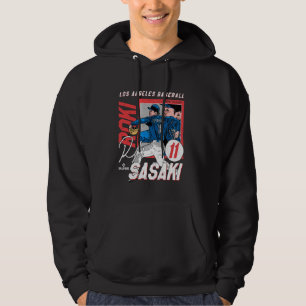 Roki Sasaki Los Angeles D MLB Baseballspieler ML Hoodie