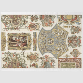 Rokoko Barockstil decoupage Seidenpapier