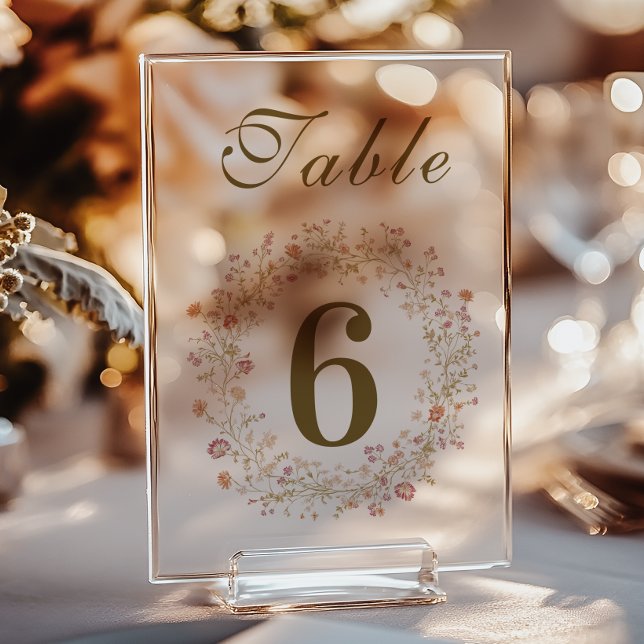 Rokoko Blumenantik Acrylschild (Von Creator hochgeladen)