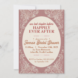 Rokoko Bridal Dusche Einladung 12x18 kundenspezi