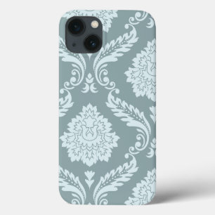 Rokoko-Damask-Kunst I Enteneibl Blau+Türkis Case-Mate iPhone Hülle