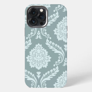 Rokoko-Damask-Kunst I Enteneiblau+Türkis iPhone 13 Pro Max Hülle