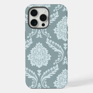 Rokoko-Damask-Kunst I Enteneiblau+Türkis iPhone 15 Pro Max Hülle