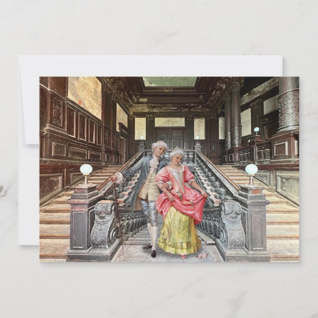 Rokoko Flat Holiday Card Feiertagskarte (Vorderseite)