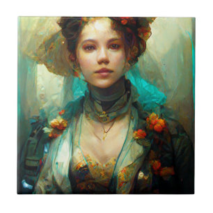 Rokoko Future SciFi Fantasy Fliese