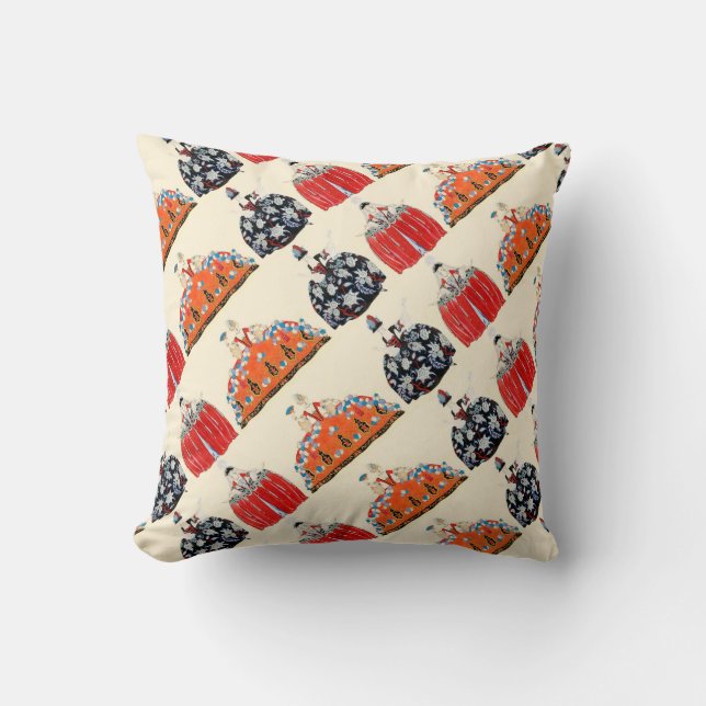 ROKOKO LADY ART DECO FASHION COSTUME DESIGNER KISSEN (Vorderseite)