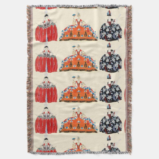 ROKOKO LADY SCHAUTY, FASHION COSTUME DEKO DECKE (Vorderseite Vertikal)