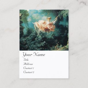 ROKOKO LADY ÜBER DAS SCHWIMMMONOGRAM - Grünrosa We Visitenkarte