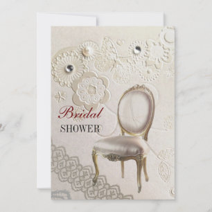 Rokoko paris Brautparty Einladung