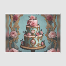 Rokoko Parisian Tiercake 7 Decoupage Paper Seidenpapier