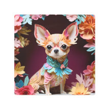 Rokoko Pastel Color Paper Chihuahua