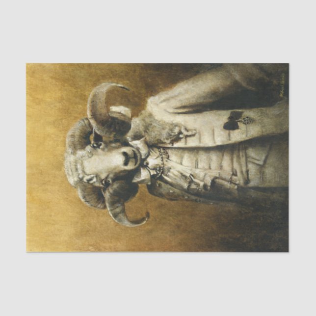 Rokoko Ram Tissue Paper Seidenpapier (Vorderseite)