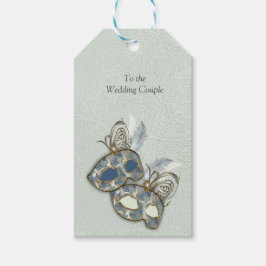 Rokoko Rich Muster-Design mit Masken Geschenkanhänger