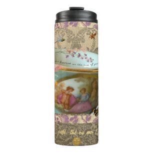 Rokoko Romantische Geschenk-Thermal-Tasse Thermosbecher