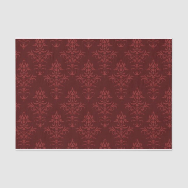 Rokokos im Rot Seidenpapier (Vorderseite)