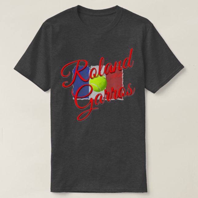 Roland Garros ennis für den Fan T-Shirt (Design vorne)