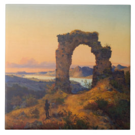 Roland's Arch (von Andreas Achenbach) Fliese
