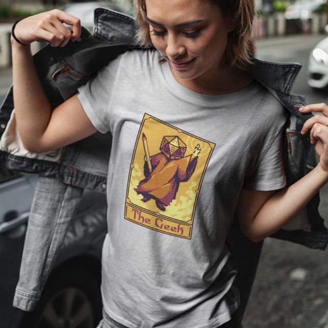 Role Player für Pixel-Tarot-Karte T-Shirt (Von Creator hochgeladen)