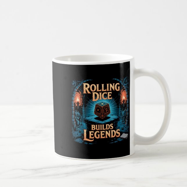 Role Playing Gamer Rpg Master D20 Tabletop Funny R Kaffeetasse (Rechts)