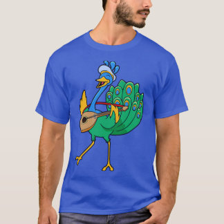Roleplay Charakter Bard Minstrel Peacock T-Shirt