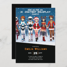 Roleplay Party Anime Robot Weihnachten