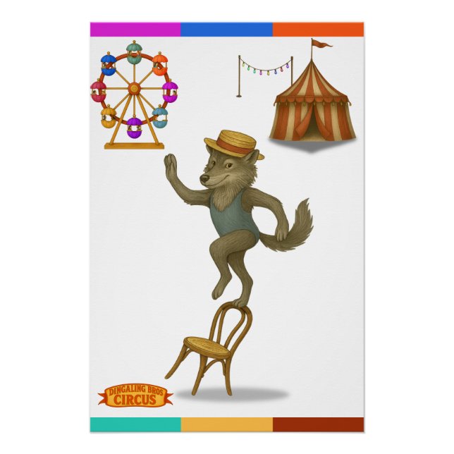 Rolf Wolf Balanceakt Poster (Vorderseite)