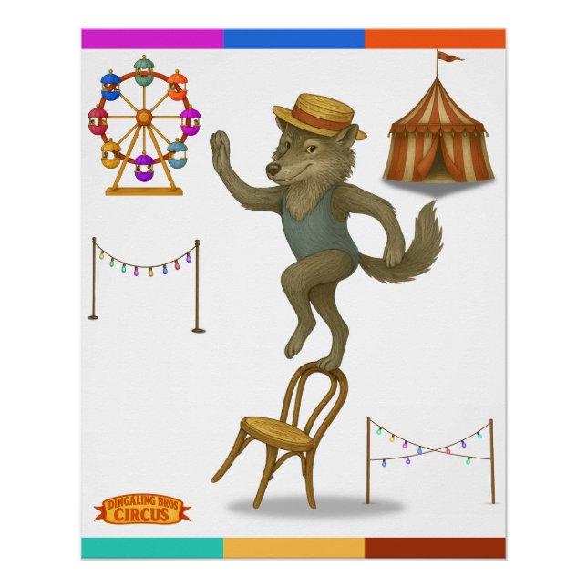 Rolf Wolf Balanceakt Poster (Vorderseite)