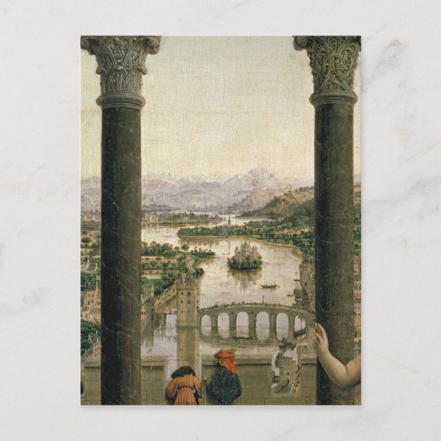 Rolin Madonna, c.1435 Postkarte (Vorderseite)