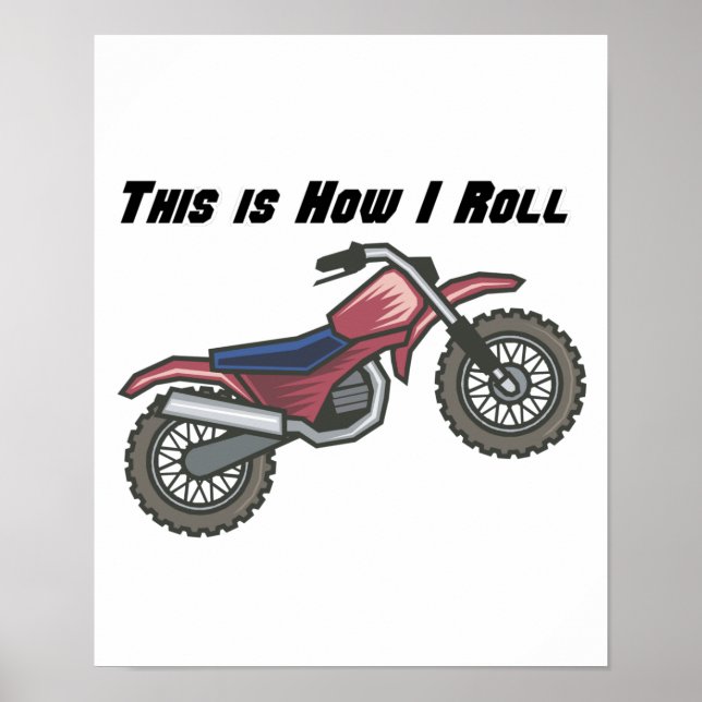 Roll (Dirt Bike) Poster (Vorne)