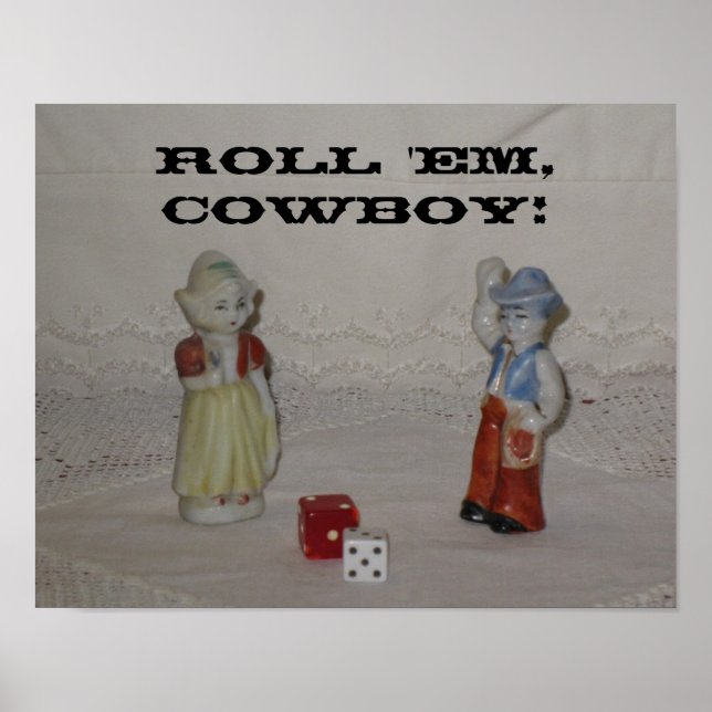 Roll 'Em, Cowboy Poster (Vorne)
