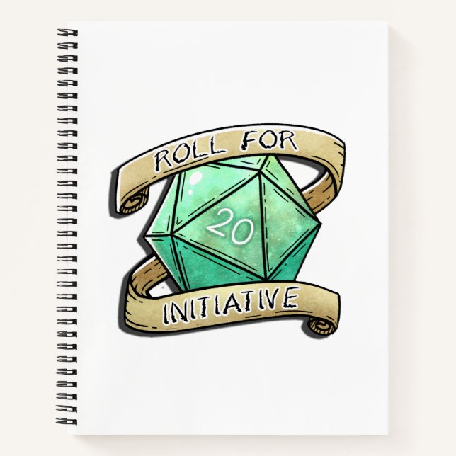Roll for Initiative Notizbuch (Vorderseite)