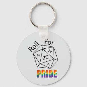Roll for Pride Schlüsselanhänger