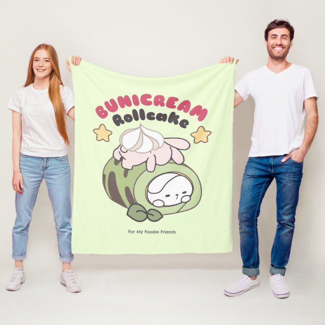 Roll in Sweetness Bunicream Rollcake Delight Fleecedecke (Beispiel)
