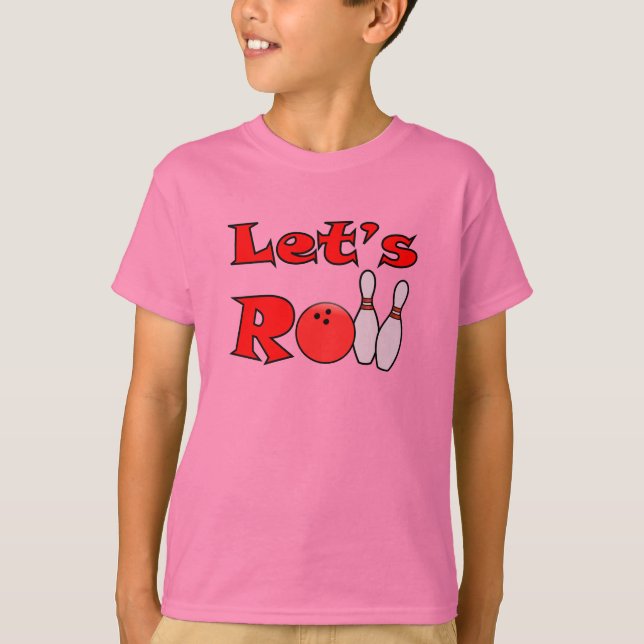 Roll - Kids Bowling Shirt (Vorderseite)