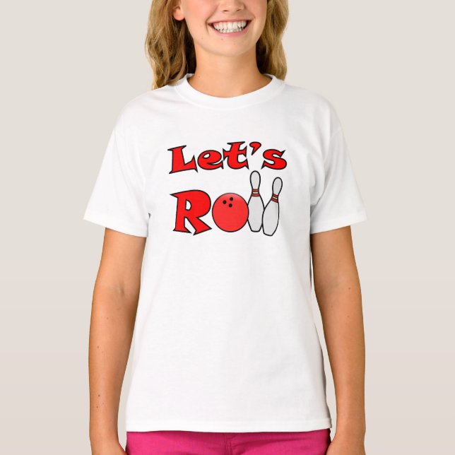 Roll - Kinder Bowling Shirts (Vorderseite)