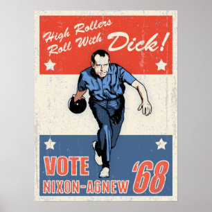 Roll mit Nixon Poster