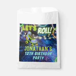Roll Neon Glow Party für seine Jungs Männer Blau Geschenktütchen